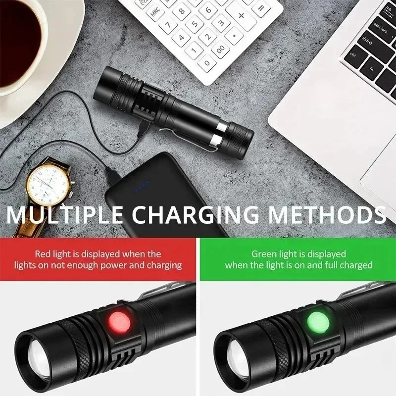 Rechargeable T6 Handheld Flash - đánh giá và giá Outdoor Adventure Camp
