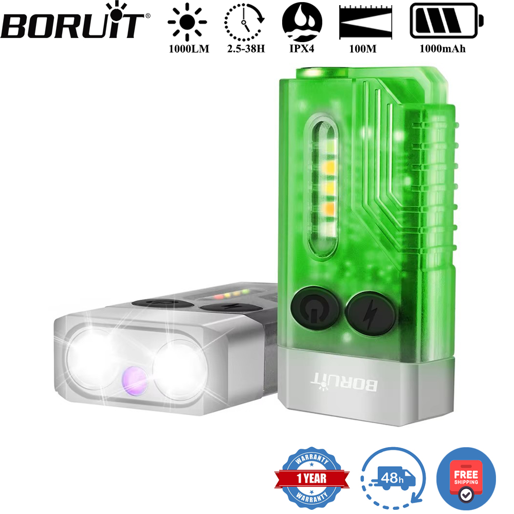BORUiT V10 Keychain UV LED EDC - đánh giá và giá Outdoor Adventure Camp